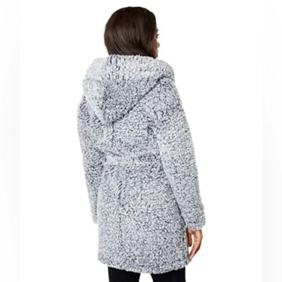 Avec Les Filles Melange Fleece Coatigan - Picture 3 of 5